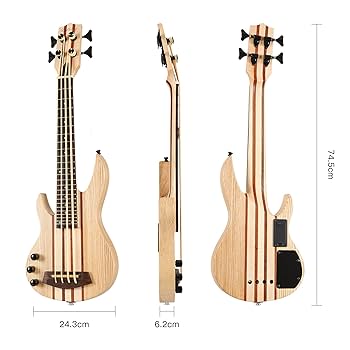 Amazon.co.jp: Batking ウクレレ ベース フレット 4弦 ウクレレ